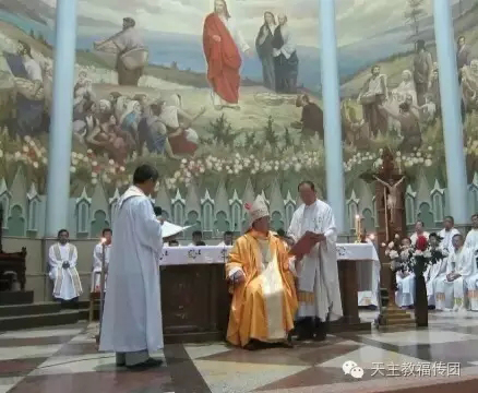 河北李连贵主教又祝圣四位司铎一个月祝圣22位司铎执事